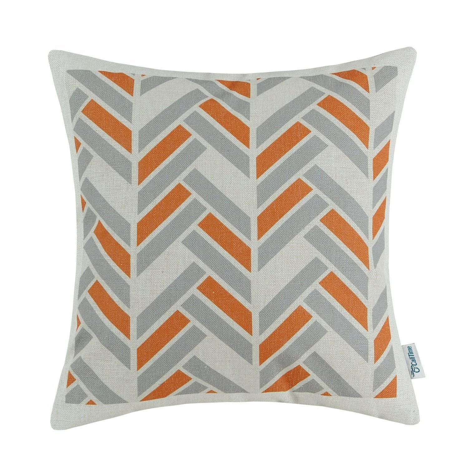 Set of 6 Throw Pillow Covers Sofa Canvas Square Cushion Cover Linen 18" x 18"