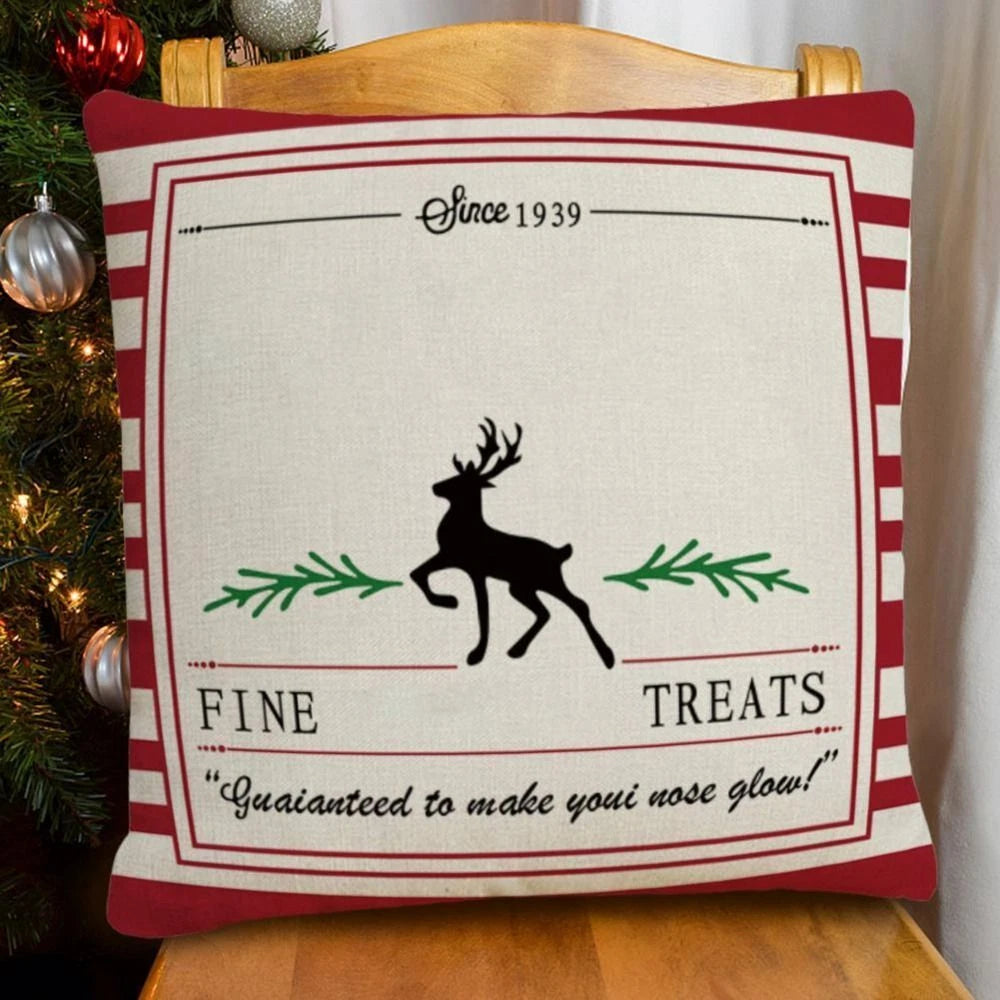 Stripe Candy Christmas Pillowcase Christmas Decor Sofa Cover Cushion Cover