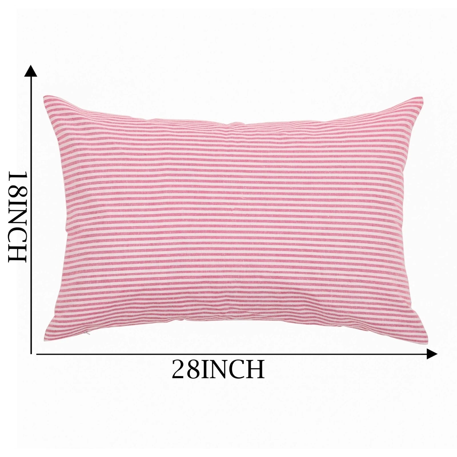 Cotton Cushion Covers Striped Throw Pillow Cover Case Sofa Bad Home Decor-18x28