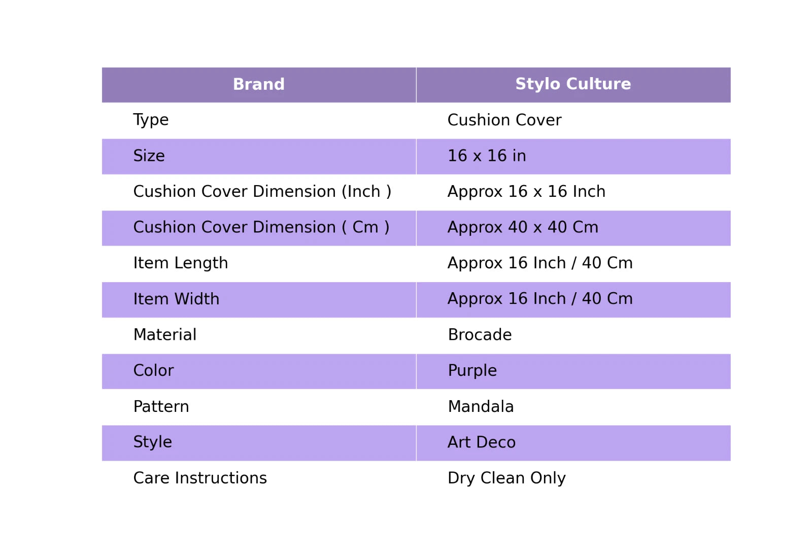 Home Decor 16 x 16 in Cushion Cover Brocade Jacquard Bohemian Pillow Case