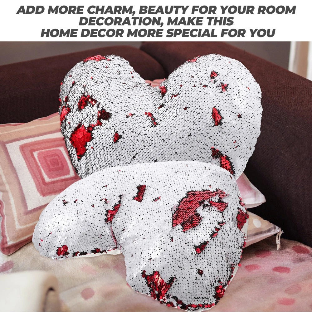 Heart-shaped Pillowcase Bed Decor Pillows Hearts Cover Sofa Covers