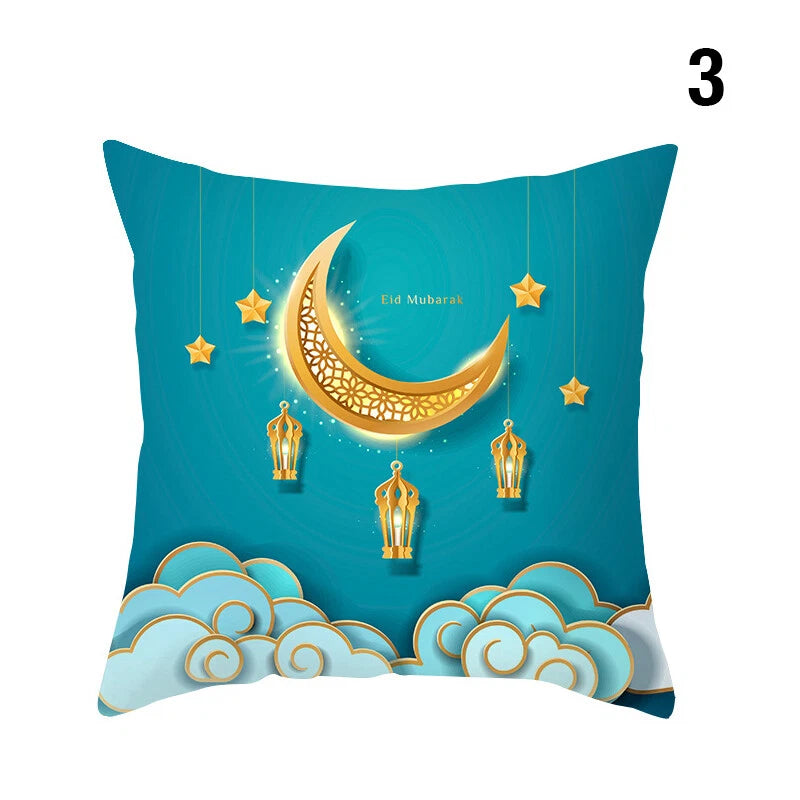 2X Cushion Cover Pillow Case Sofa Ramadan Bedroom Home Decorative Pillowcase
