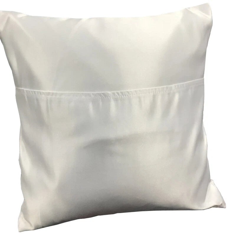 1PC 16" Cushion Cover Sublimation Pocket Blank Pillow Case Cover Home Sofa Decor