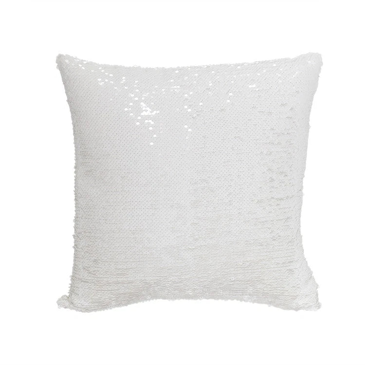 50Pcs Sublimation Blank Reversible Sequin Pillow Case Throw Cushion Cover 16x16"