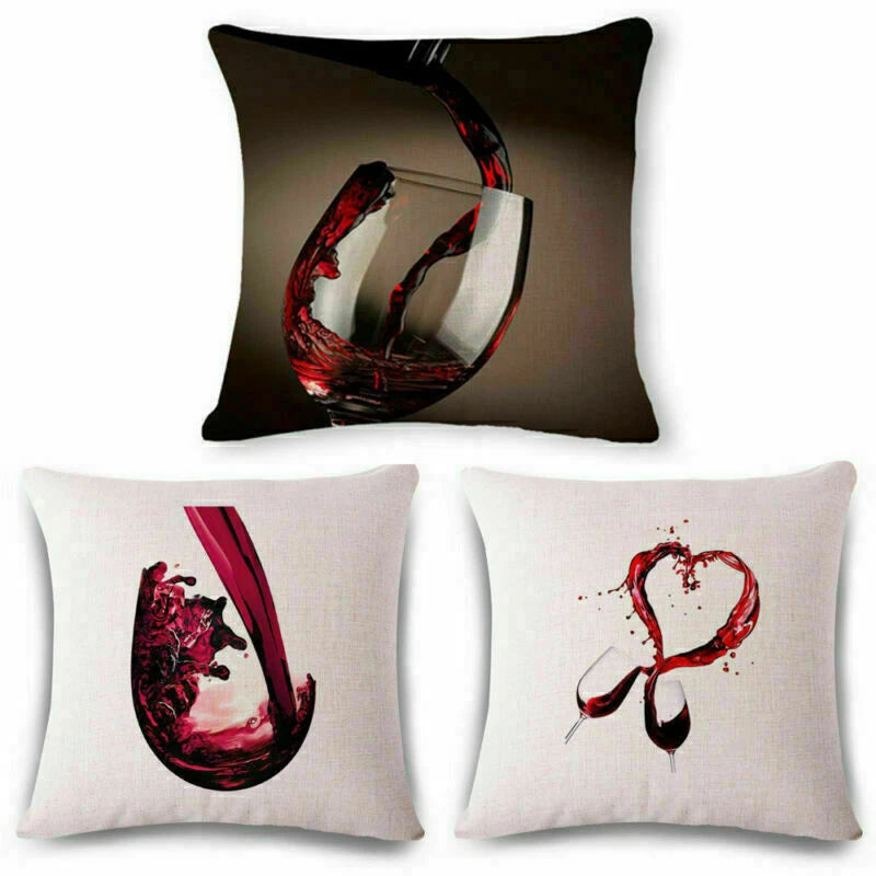 Decor Cushion Home Creative Cover Sofa 18" wine Case Throw