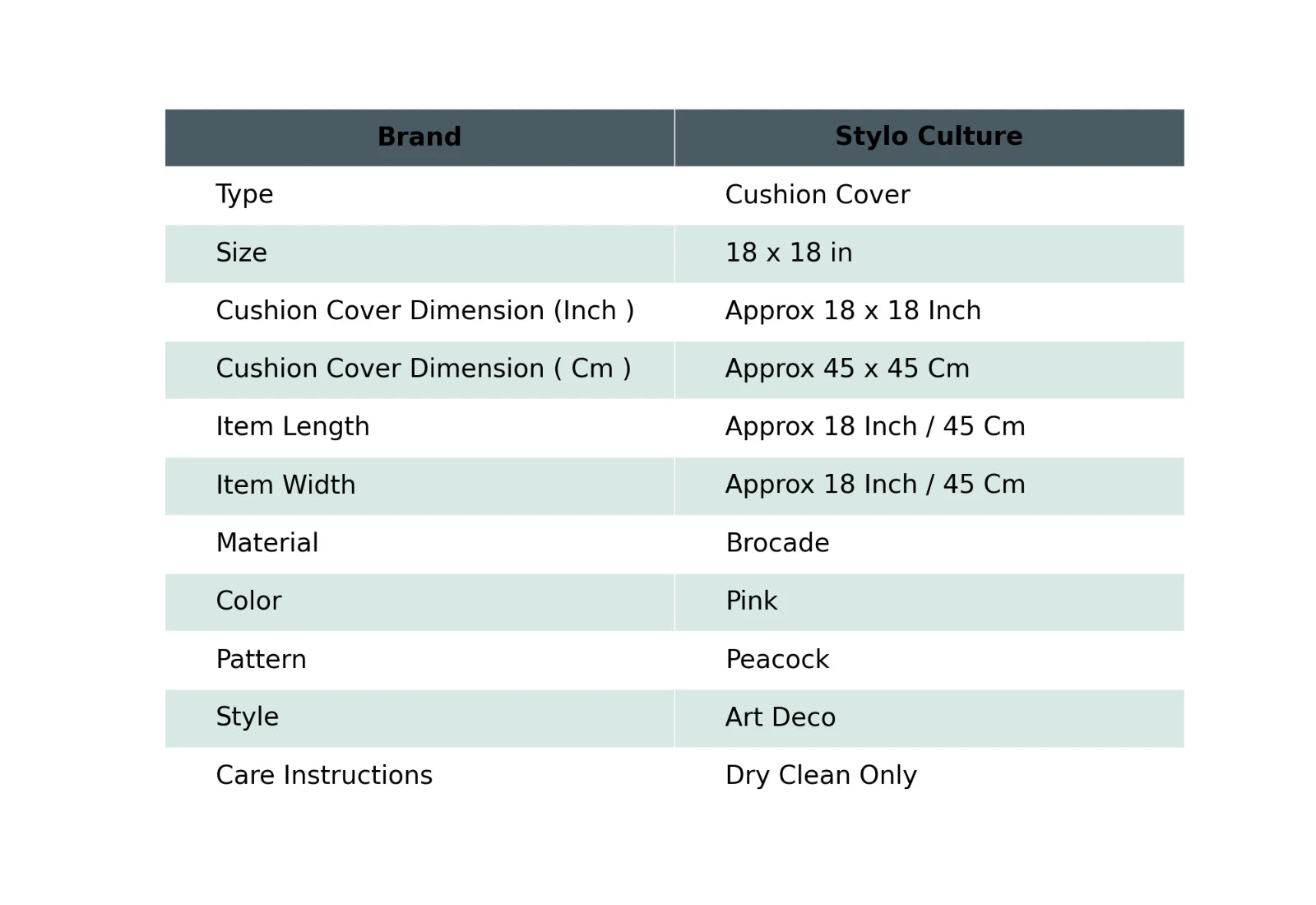 Pillow Cover Peacock Brocade Jacquard Decor Car Sofa Cushion Case 18 x 18 in