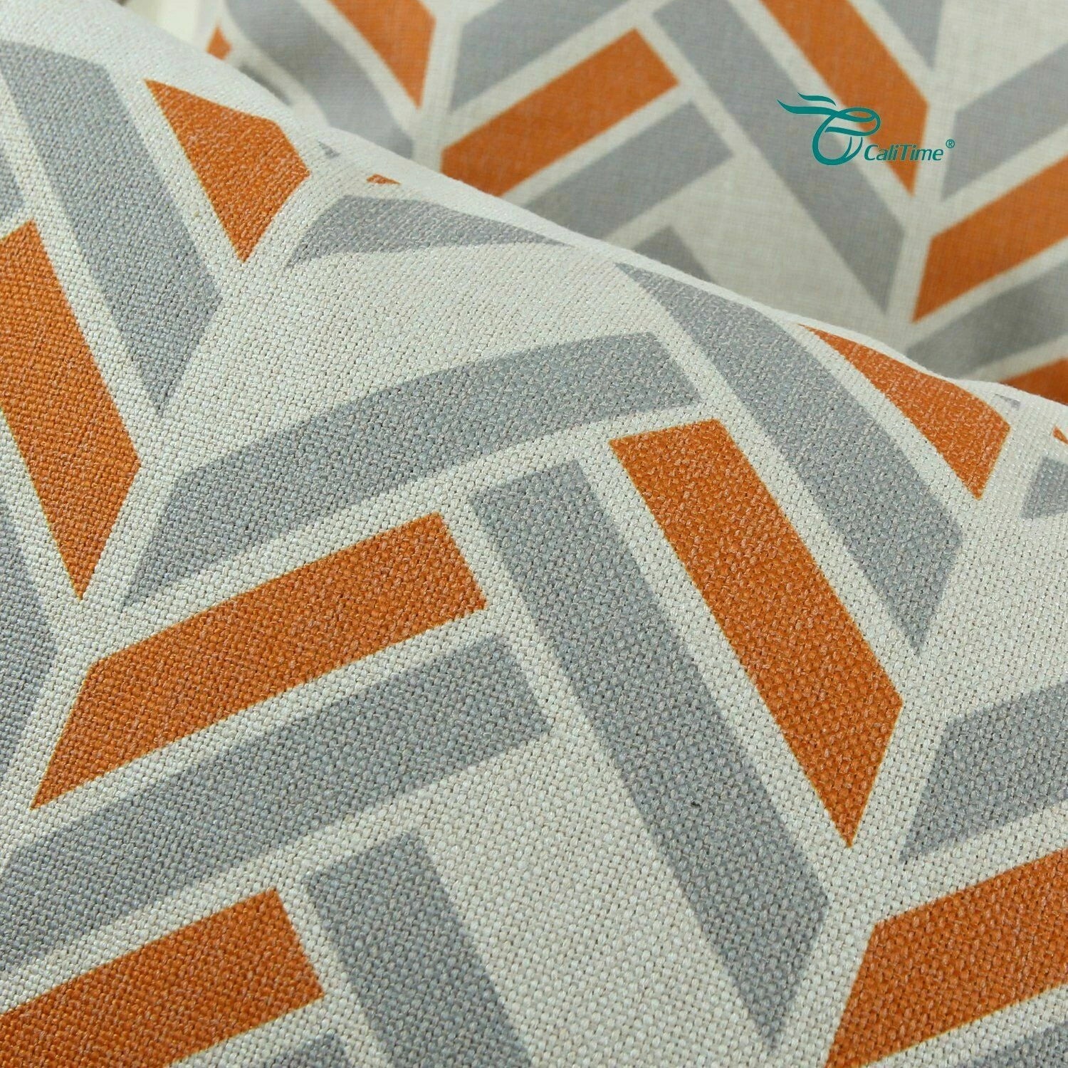 Set of 6 Throw Pillow Covers Sofa Canvas Square Cushion Cover Linen 18" x 18"