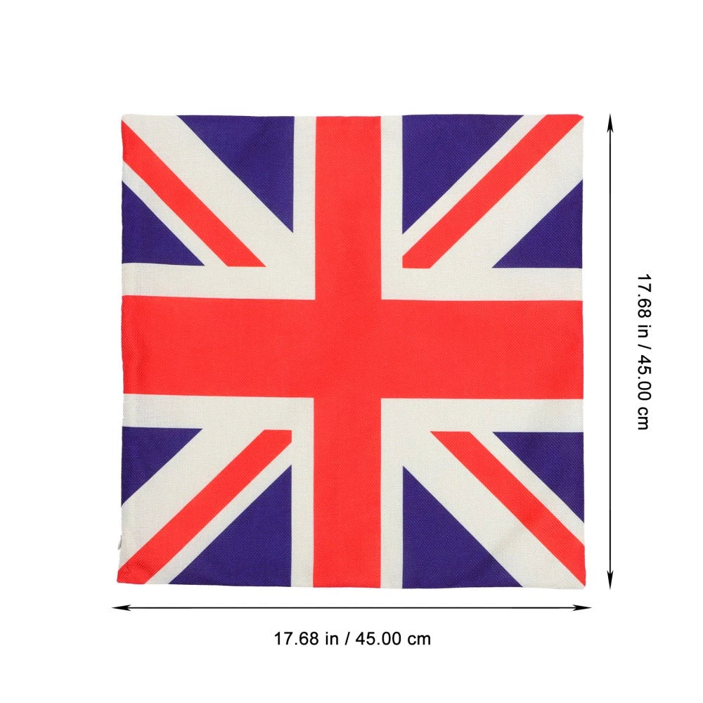 2 Pcs Cushion Cover Office Throw Pillowcase Sofa Couch Bed Pillowcases