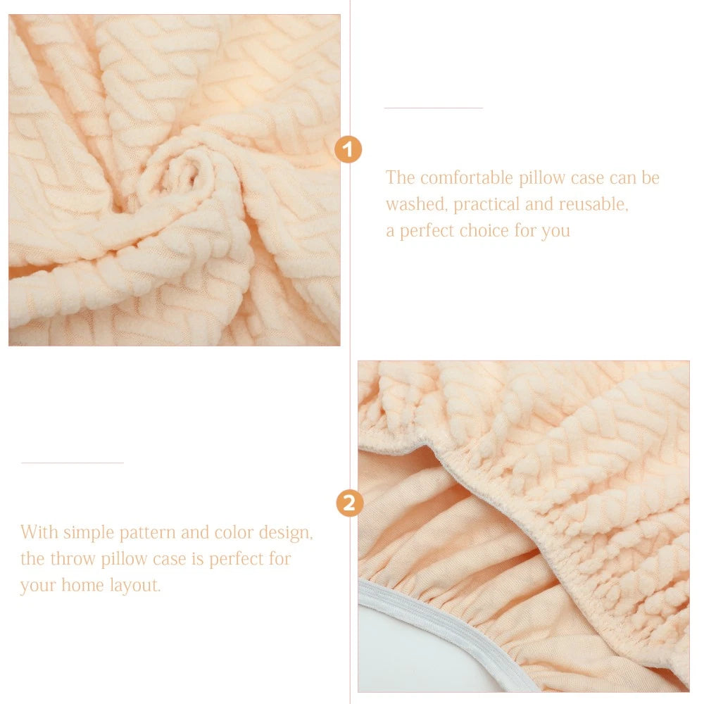 Fleece Pillowcase Cushion Replacement Cushions Covers Home Throw