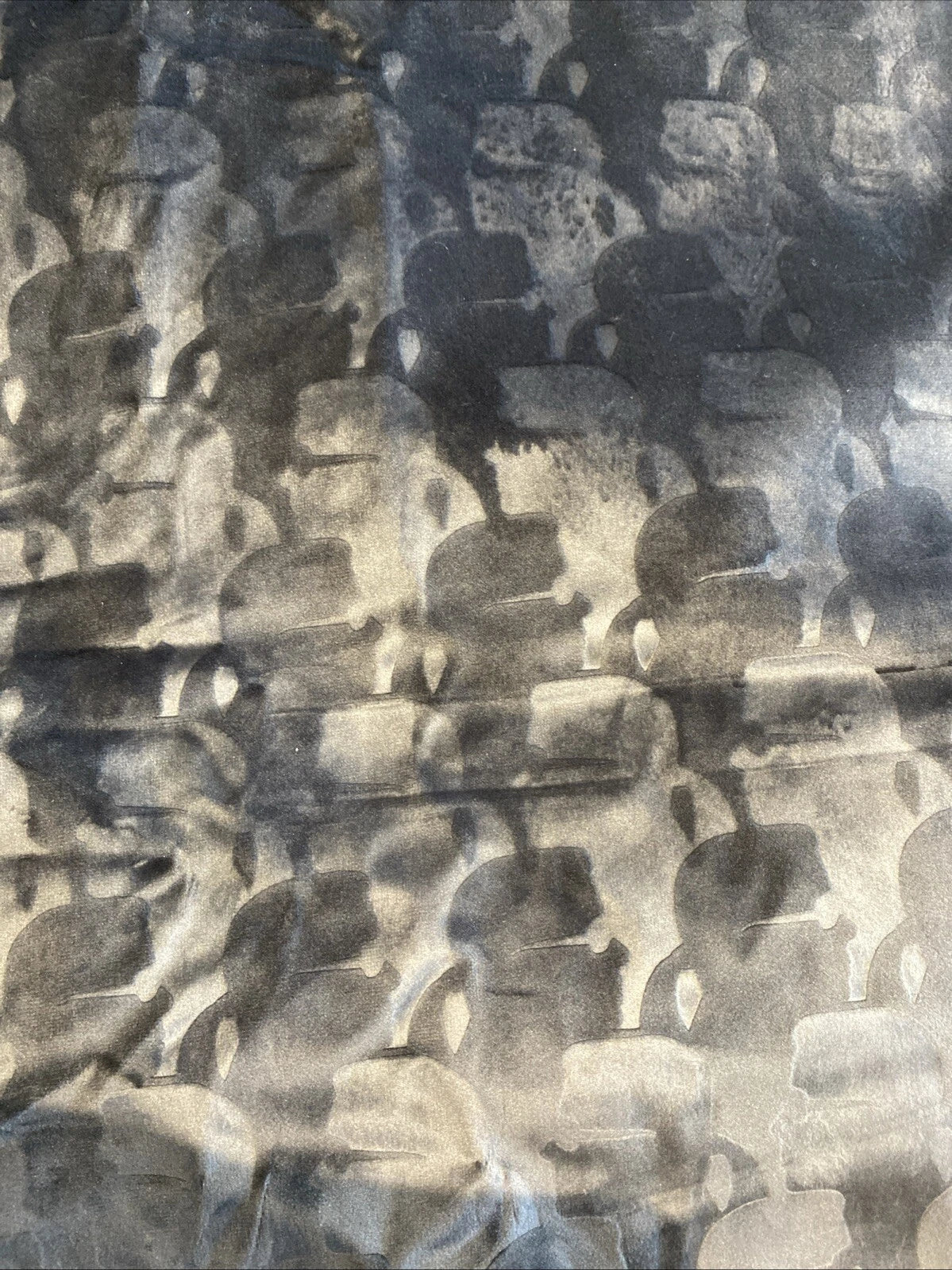 KARL LAGERFELD "Profile"  bed cushion cover  ~ in GREY -velour ~ or for sofa!