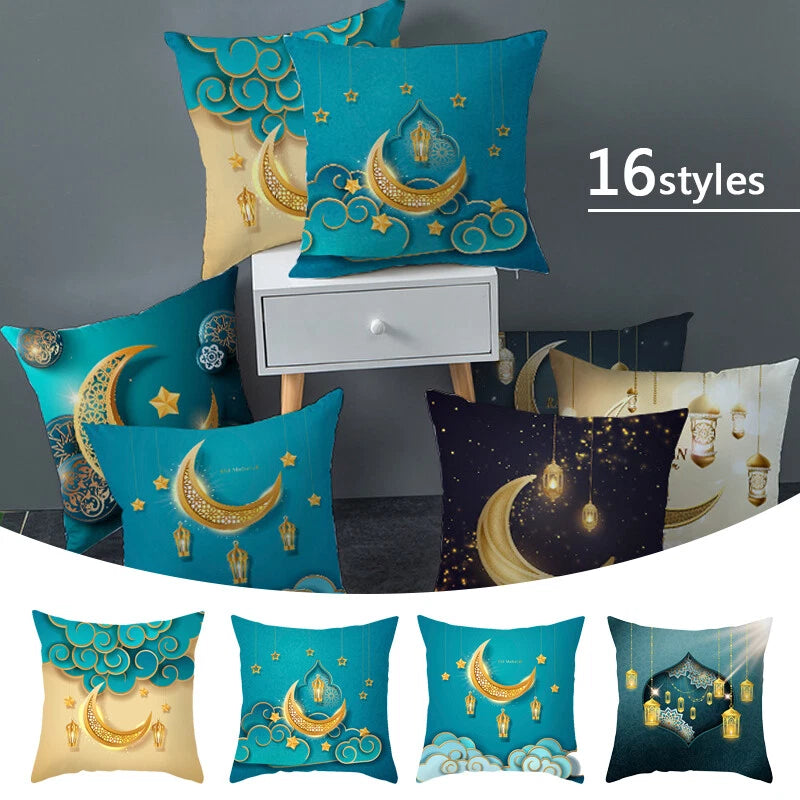 2X Cushion Cover Pillow Case Sofa Ramadan Bedroom Home Decorative Pillowcase