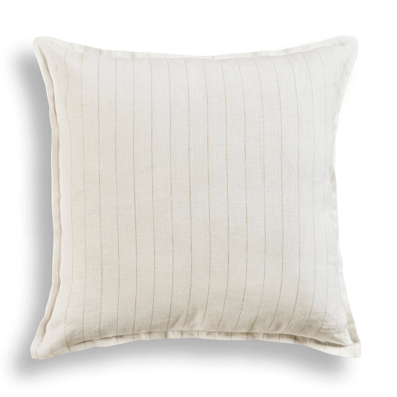 Solino Home Square Linen Pillow Cover for Cushion Couch, Sofa Bed, Santa Barbara