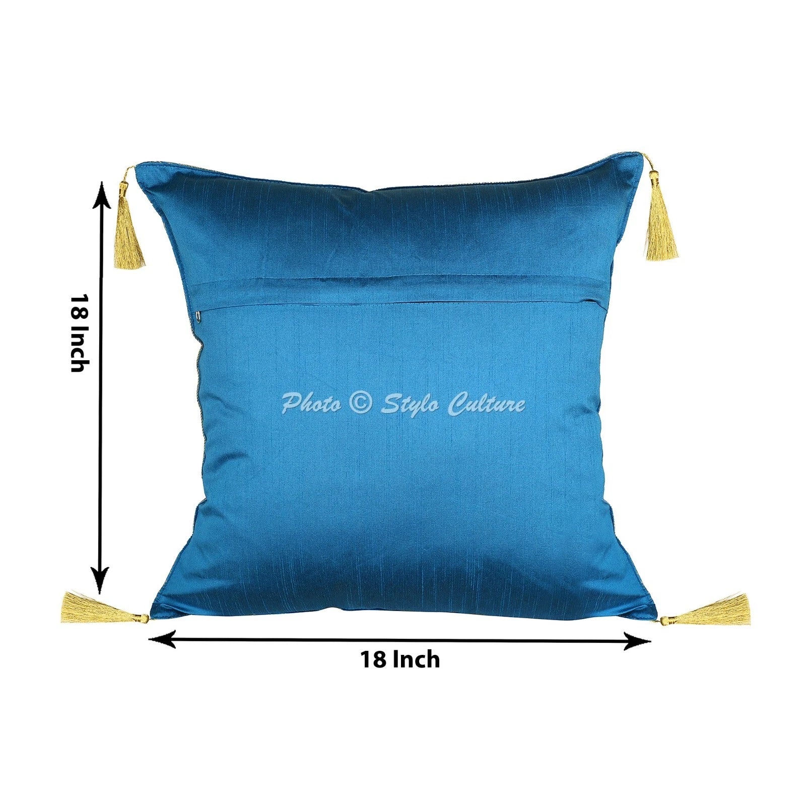 Boho Cushion Cover Brocade Jacquard Bohemian Throw Decor Pillow Cover Case