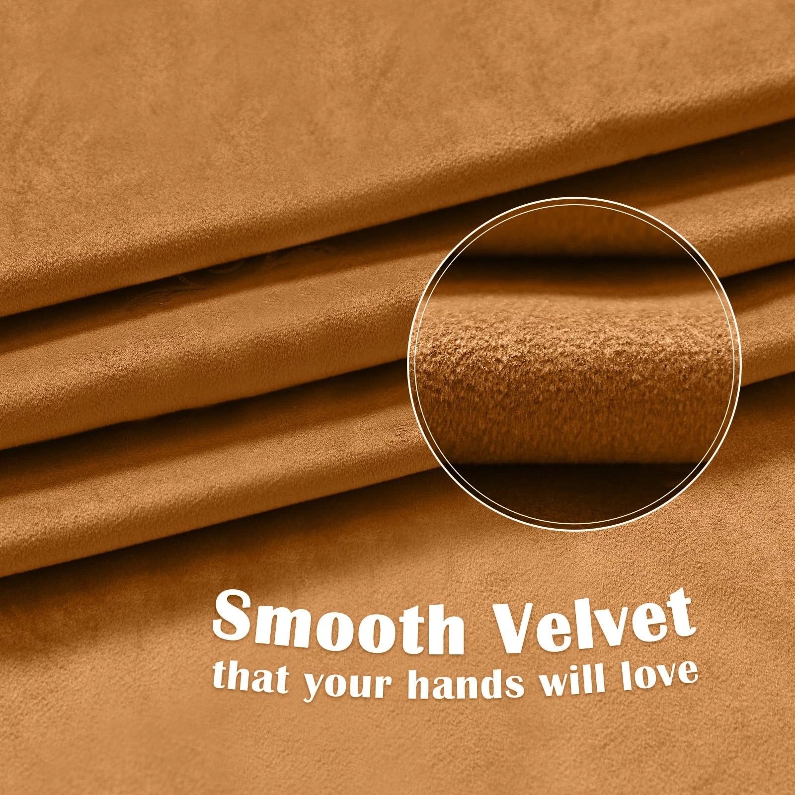 Brown Velvet Throw Pillow Covers 18 x 18 Decorative Pillowcases for Couch Bed...