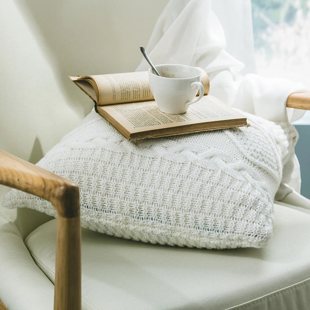 Sofa Bed Knitted Pillowcase Square Tassel Throw Waist Cushion Covers Chair Decor