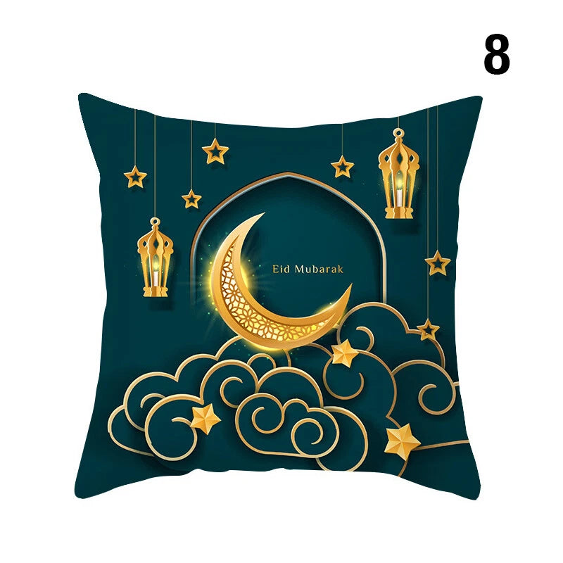 2X Cushion Cover Pillow Case Sofa Ramadan Bedroom Home Decorative Pillowcase