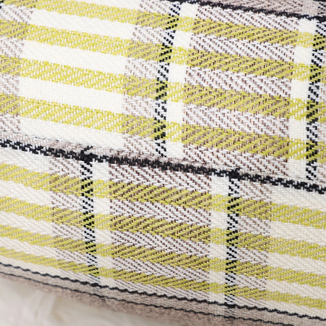 2PCS Buffalo Check Plaid Throw Pillow Case Sofa Waist Cushion Cover Home Bedding