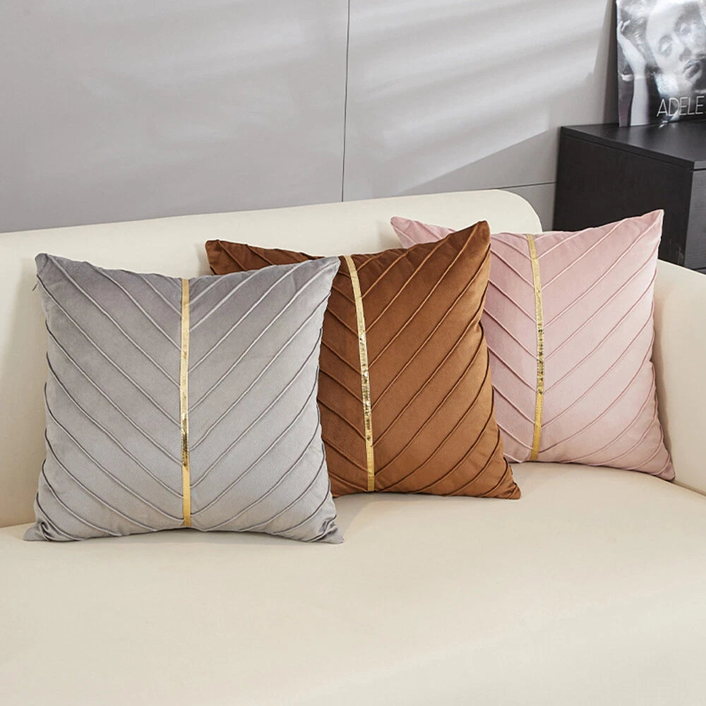 45x45cm Sofa Cushion Cover Soft Velvet Boho Throw Pillow Cases Home Decoration