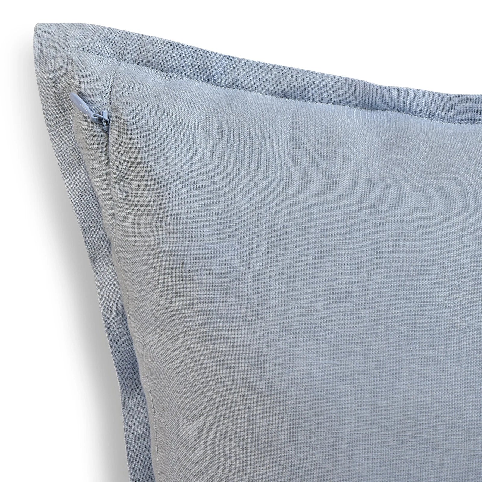 Solino Home Square Linen Pillow Cover for Cushion Couch, Sofa Bed, Santa Barbara