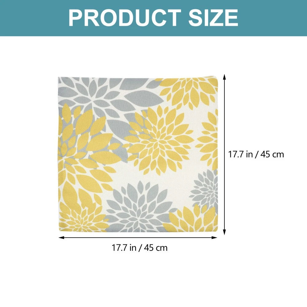 4 Pcs Pillow Case Office Decorative Pillowcase Sofa Bed Cushion Cover