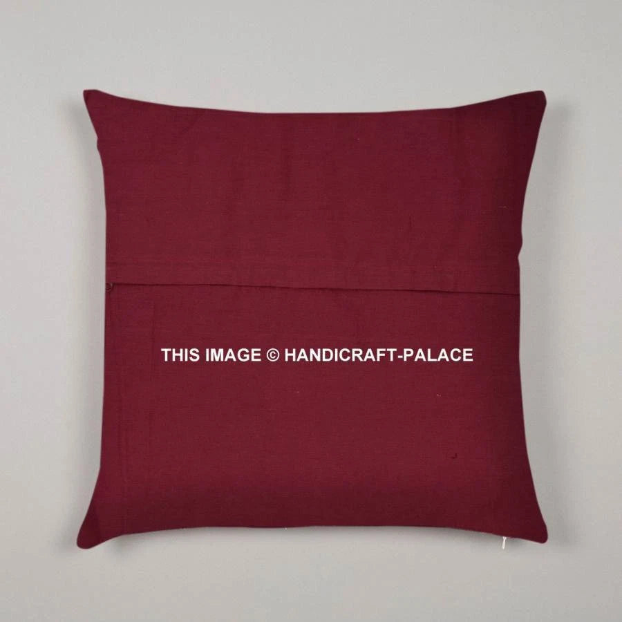 Indian Peacock Mandala Cushion Cover Square Floor Pillow Large Sofa Bed Decor