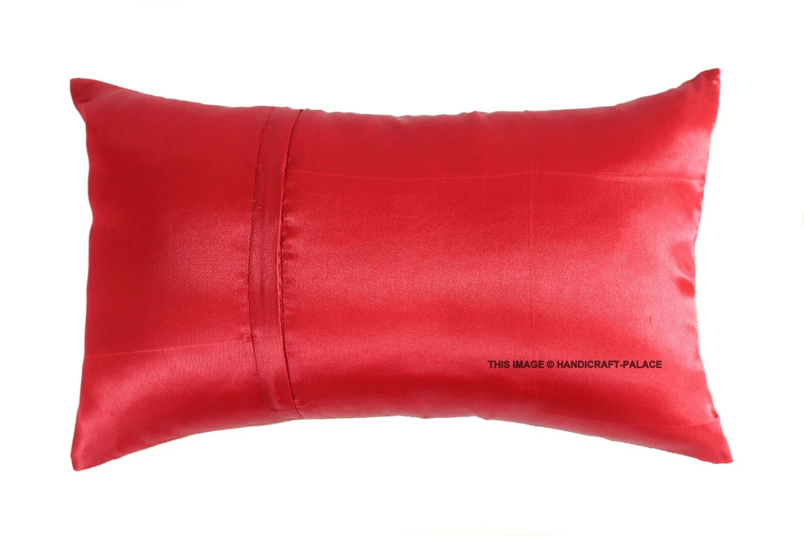 Handmade Brocade Silk Cushion Cover Indian Home Sofa Decor Pillow Case 12"x20"