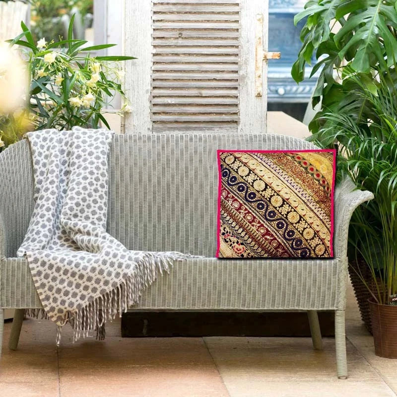 30" Patchwork Cotton Cushion Cover Decorative Throw Pillow Cover For Sofa/Bed