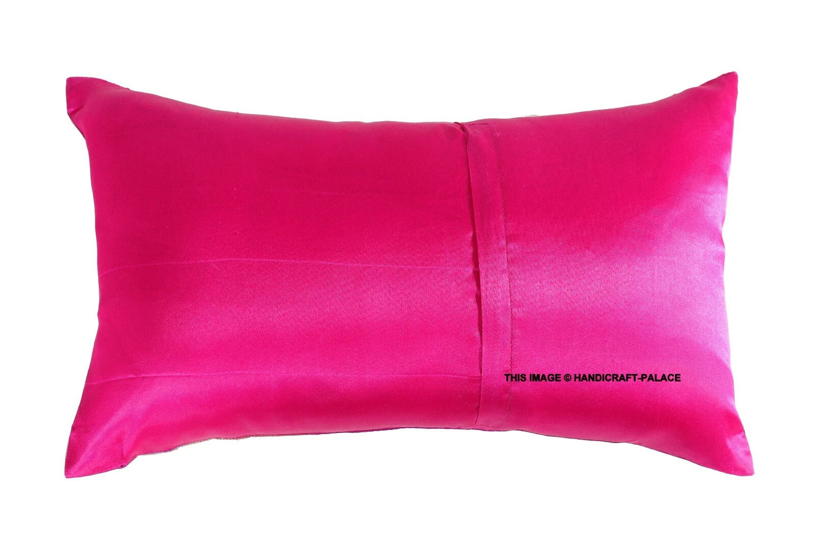 Handmade Brocade Silk Cushion Cover Indian Home Sofa Decor Pillow Case 12"x20"