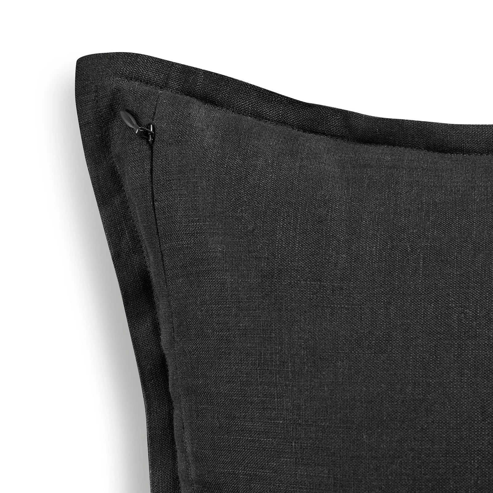 Solino Home Square Linen Pillow Cover for Cushion Couch, Sofa Bed, Santa Barbara