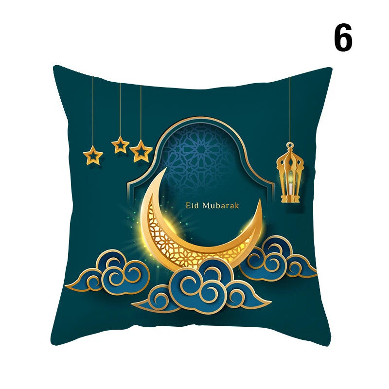 2X Cushion Cover Pillow Case Sofa Ramadan Bedroom Home Decorative Pillowcase