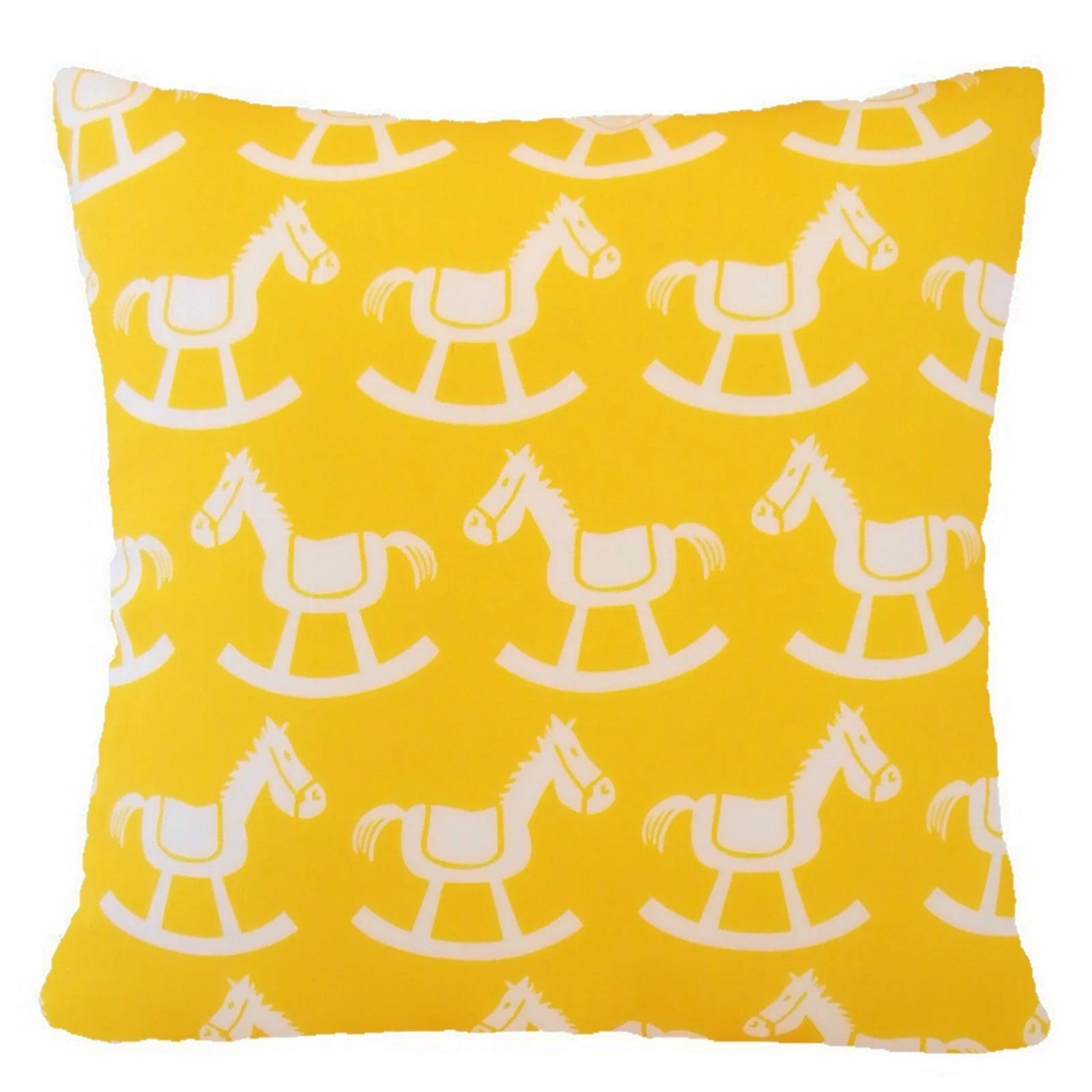 Yellow Throw PILLOW COVER Home Decor Sofa Bed Cushion Case Double-Sided 18x18"