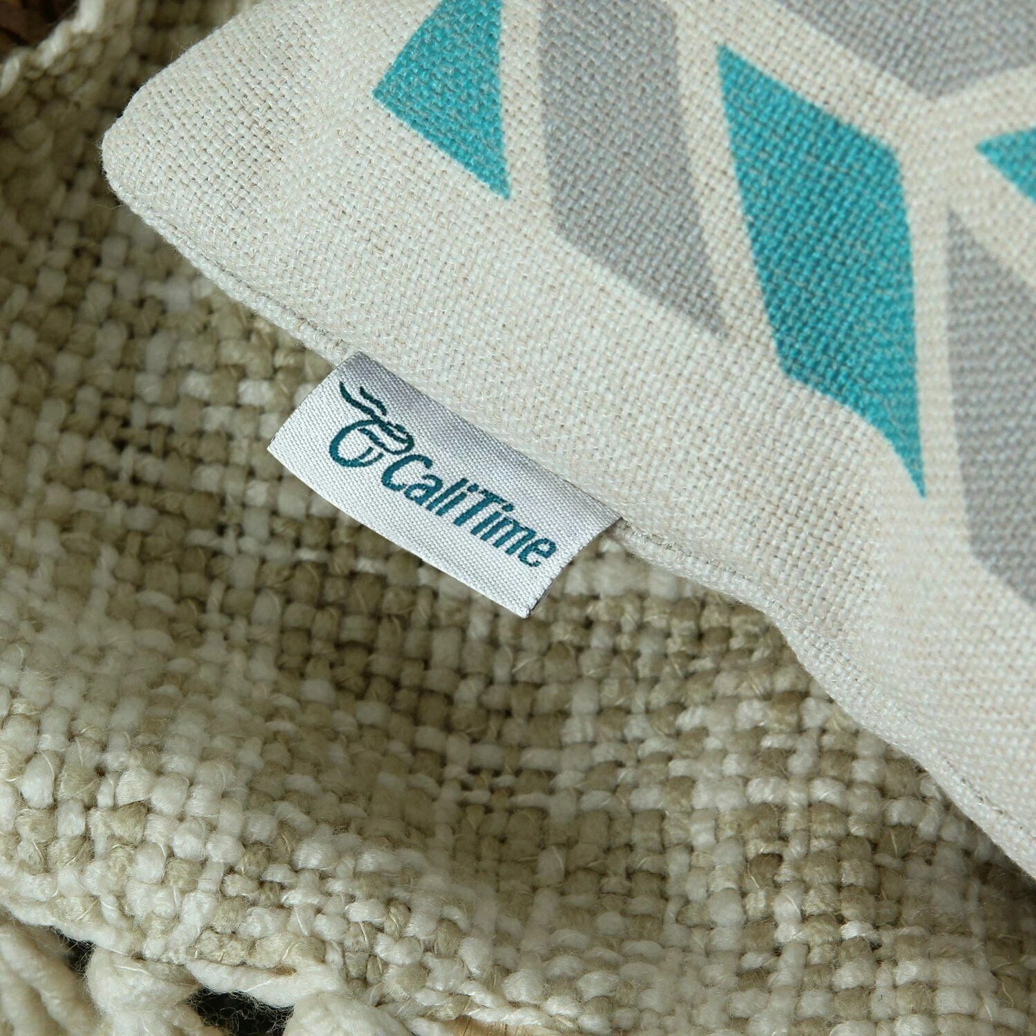 Set of 6 Throw Pillow Covers Sofa Canvas Square Cushion Cover Linen 18" x 18"