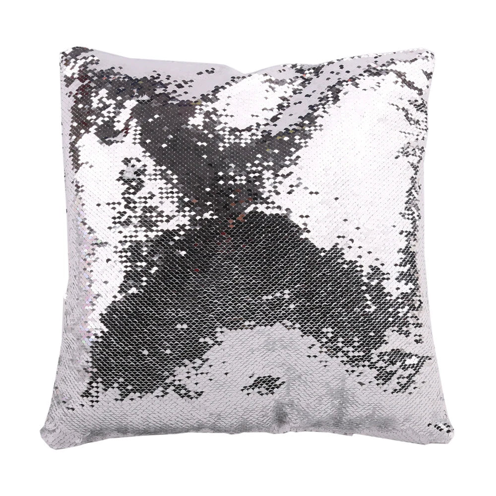50Pcs Sublimation Blank Reversible Sequin Pillow Case Throw Cushion Cover 16x16"