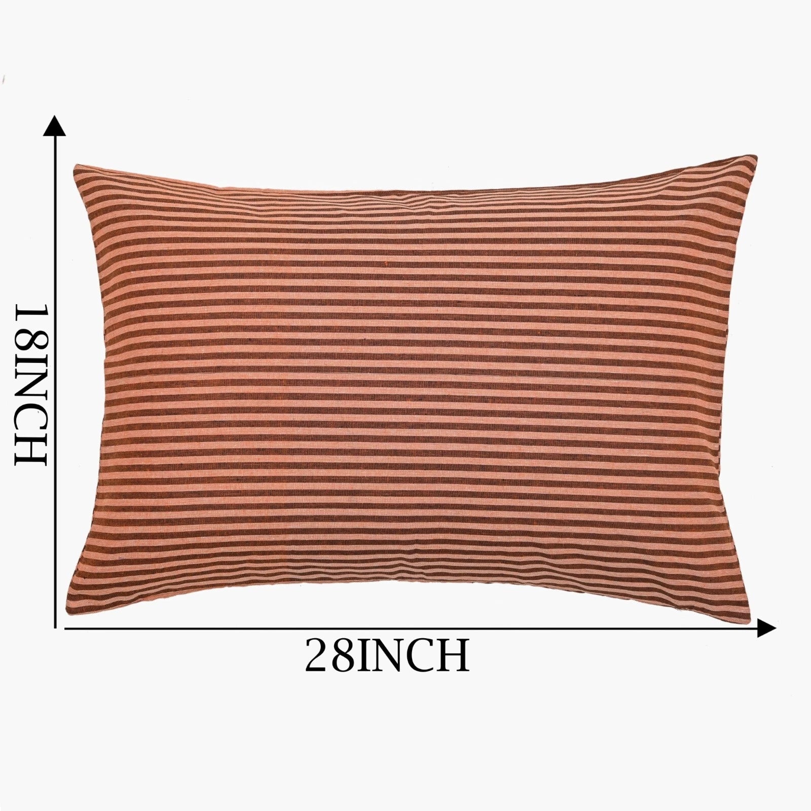 Cotton Cushion Covers Striped Throw Pillow Cover Case Sofa Bad Home Decor-18x28