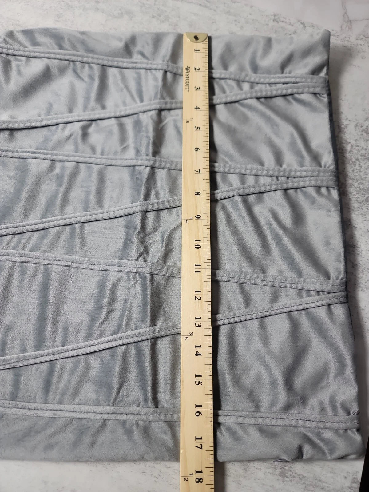 Gray Soft Cushion Throw Cover Pillow Case Chair Bed Sofa Couch Decoration Zip