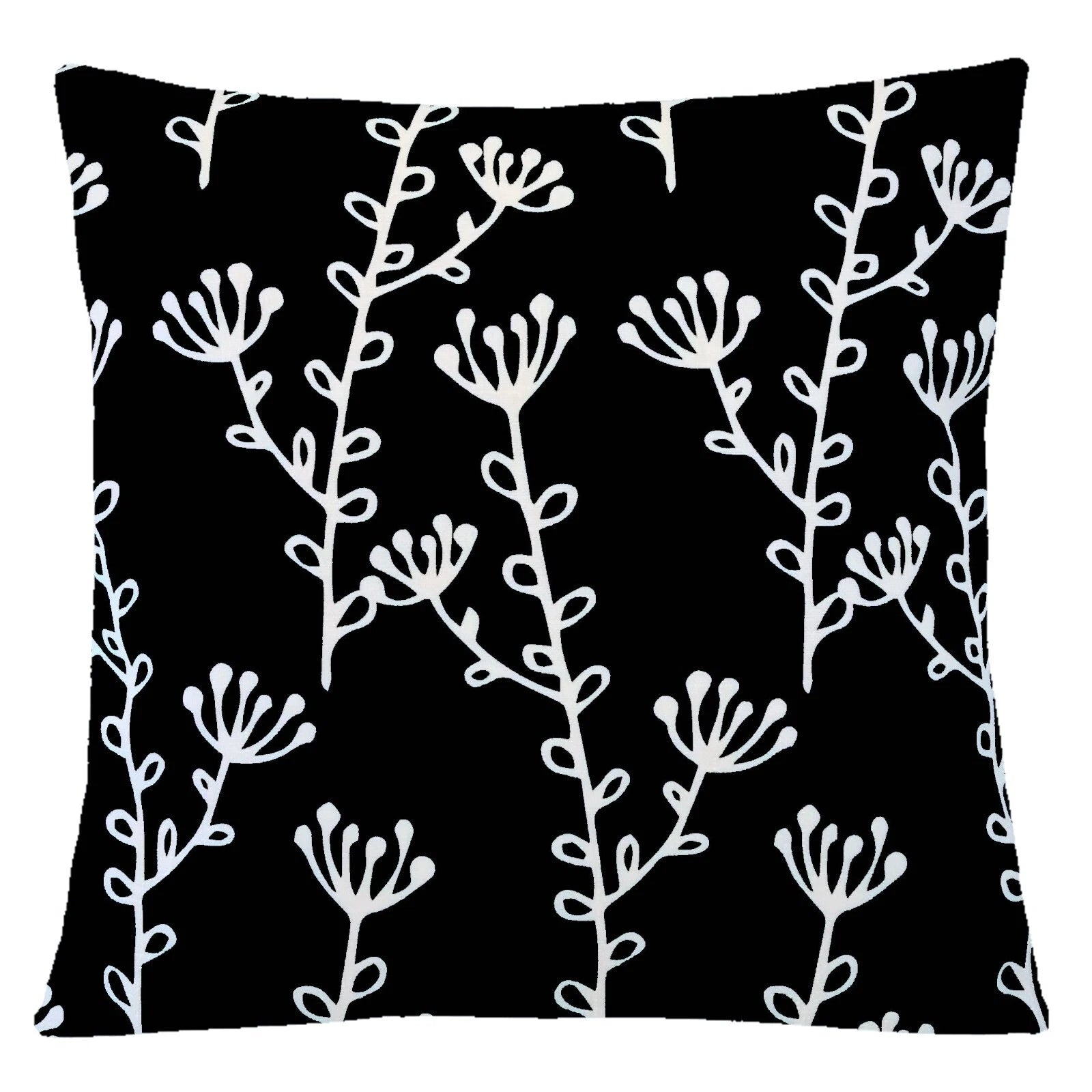 24x24" Navy Blue Black Accent Decorative Throw PILLOW COVER Sofa Cushion Case