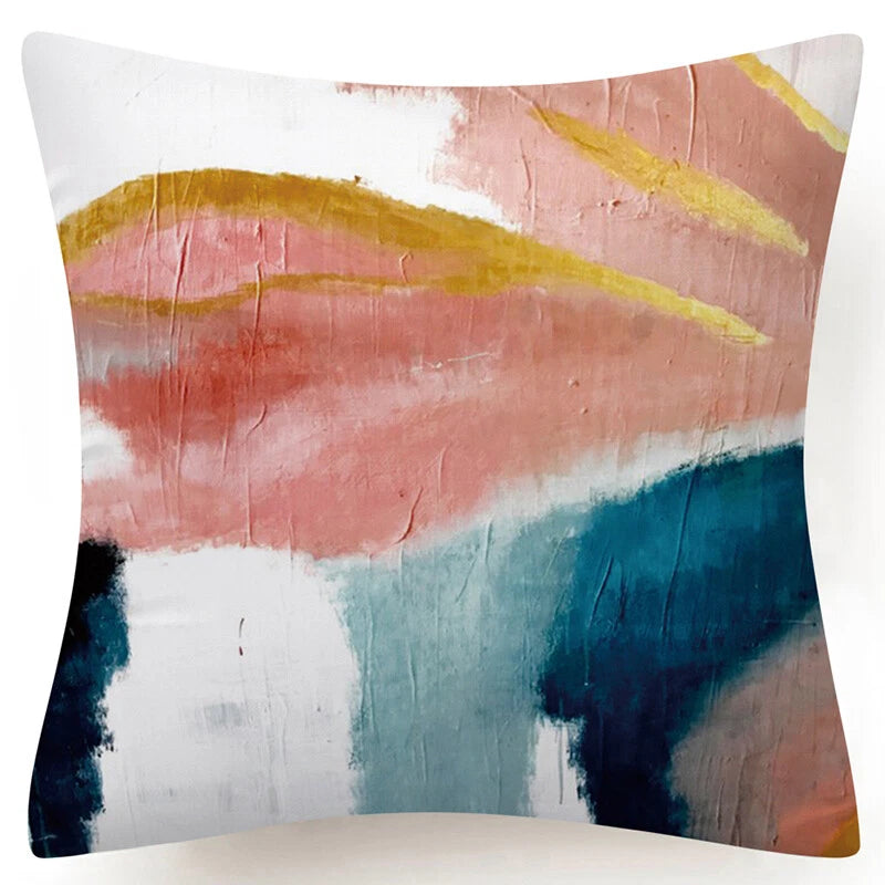 Marble Print Throw PILLOW COVER Decorative 2-Sided Sofa Bed Cushion Case 18x18"