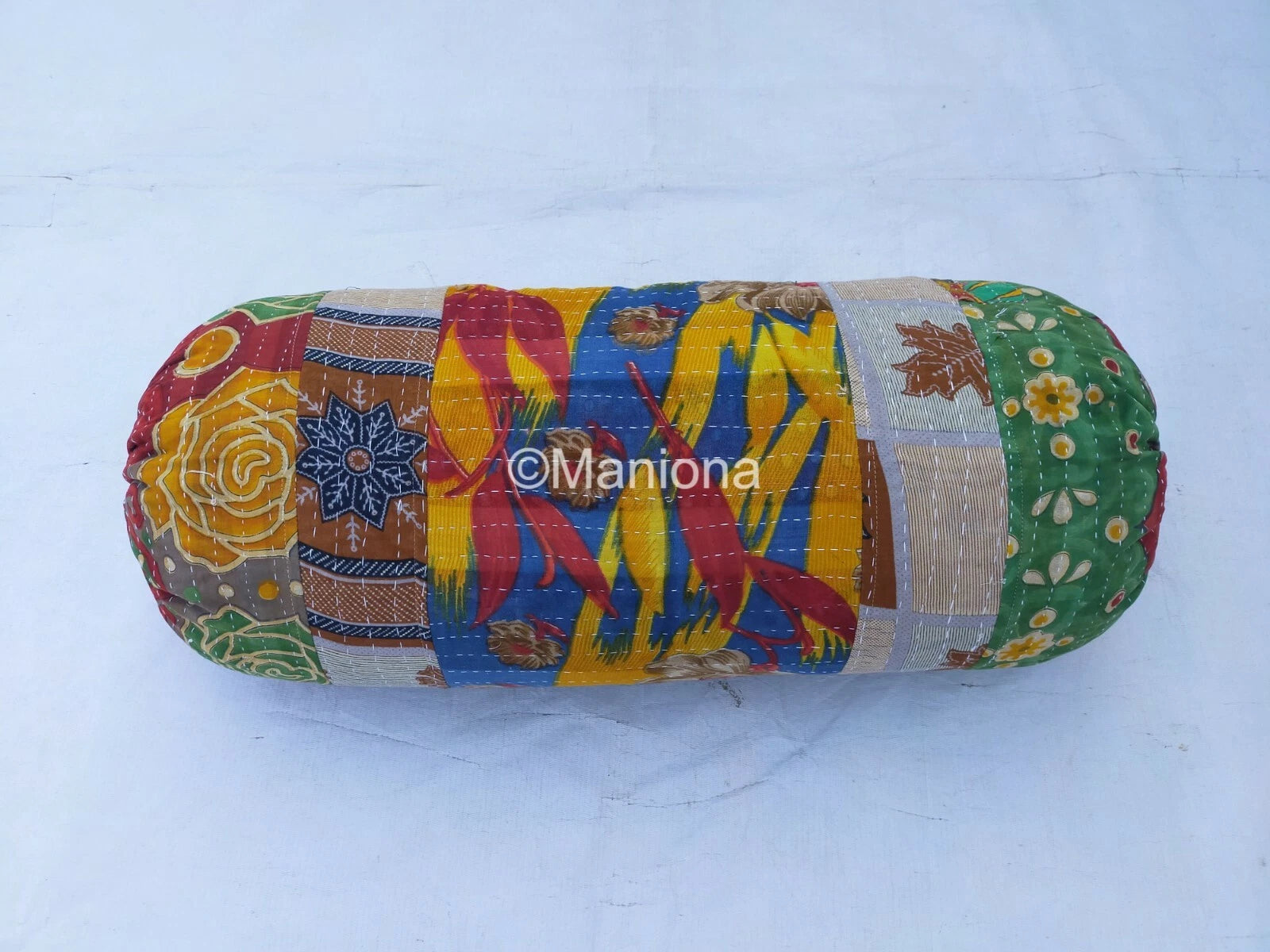 Assorted Sofa/Bed Decor Kantha Bolster 5 Pieces Cushion Cover YogaTubalor Pillow