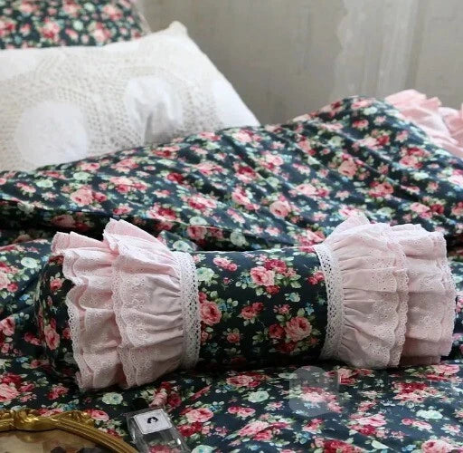 Top Floral Lace Cushion Bedding Cute Throw Pillow CASE Cushions Sofa PillowCASE