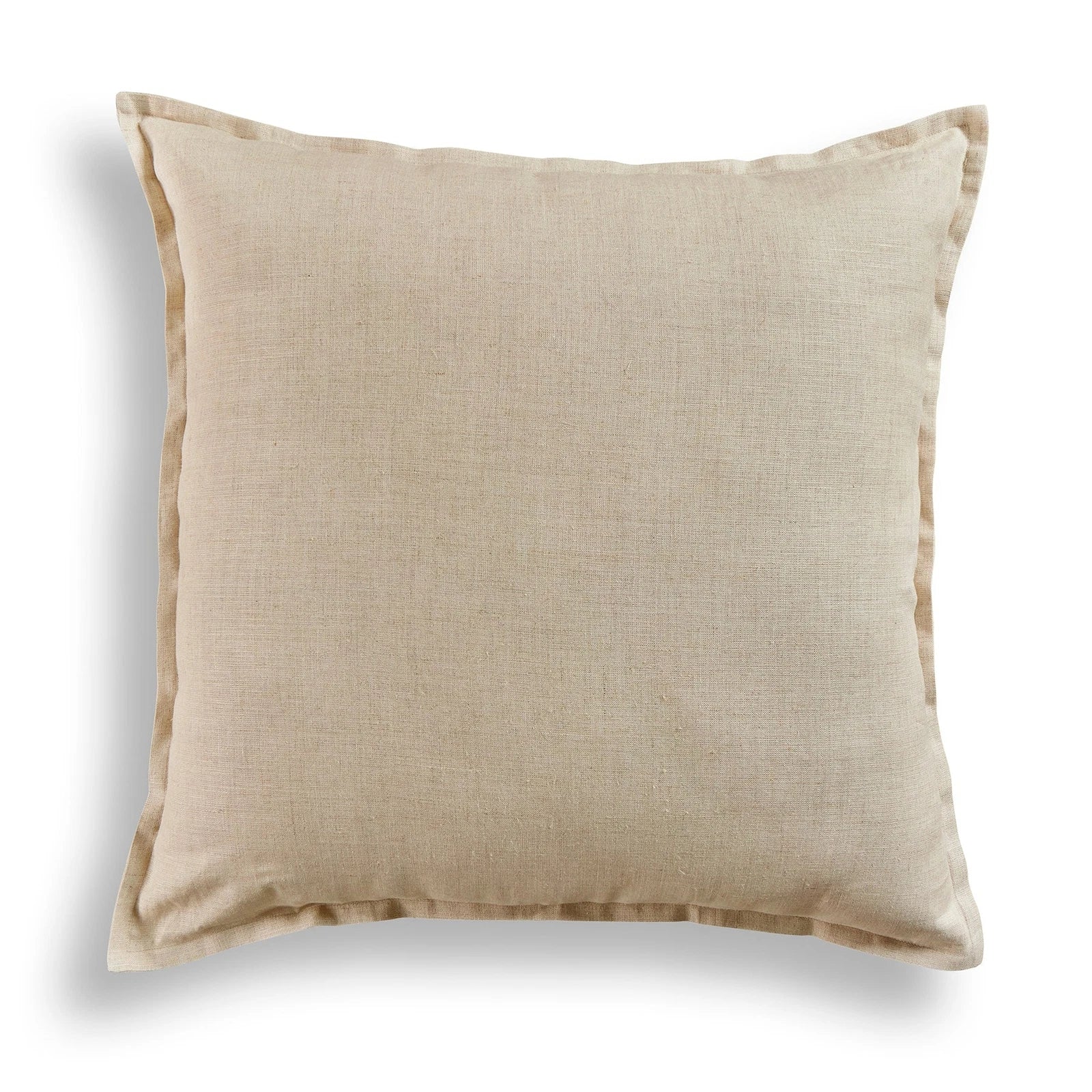 Solino Home Square Linen Pillow Cover for Cushion Couch, Sofa Bed, Santa Barbara