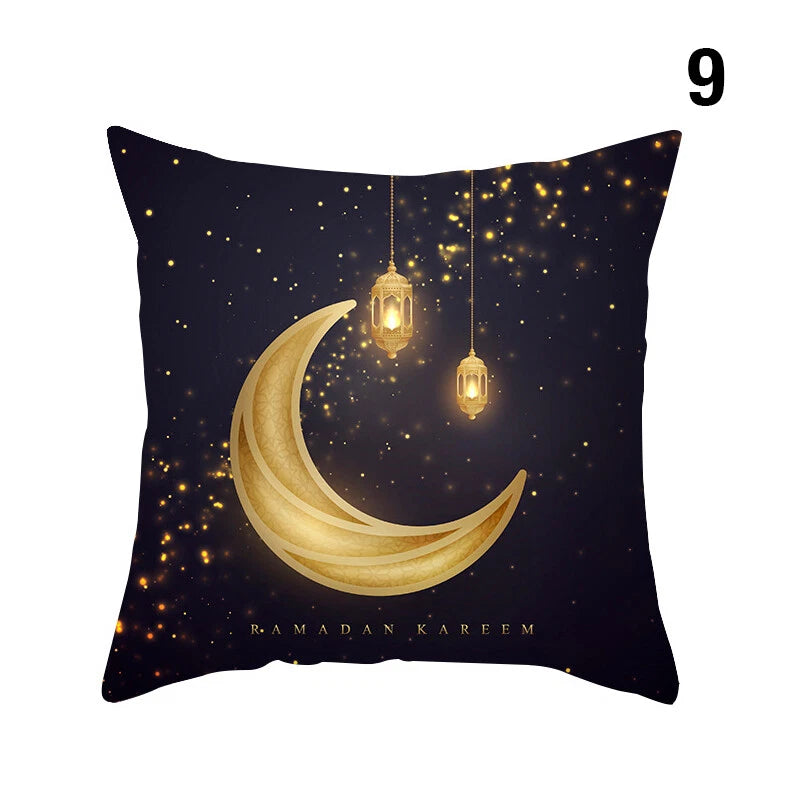 2X Cushion Cover Pillow Case Sofa Ramadan Bedroom Home Decorative Pillowcase
