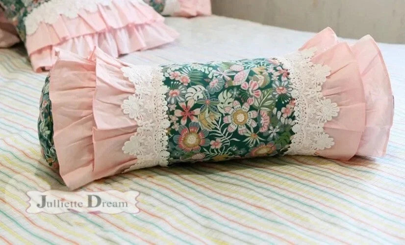 Top Floral Lace Cushion Bedding Cute Throw Pillow CASE Cushions Sofa PillowCASE