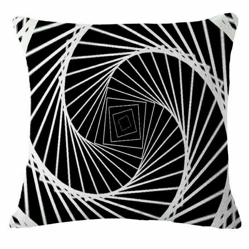 Home Leaning Cushion Geometric Pillow Printing Sofa Decoration