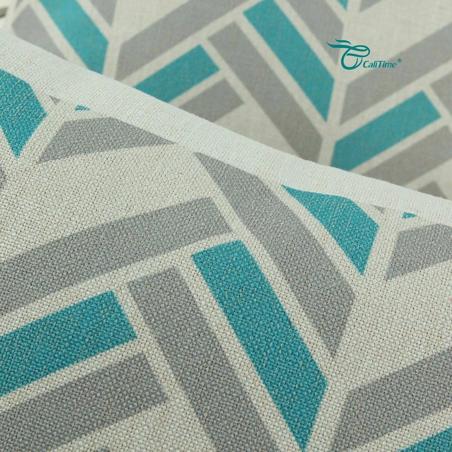 Set of 6 Throw Pillow Covers Sofa Canvas Square Cushion Cover Linen 18" x 18"