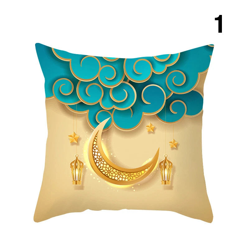 2X Cushion Cover Pillow Case Sofa Ramadan Bedroom Home Decorative Pillowcase