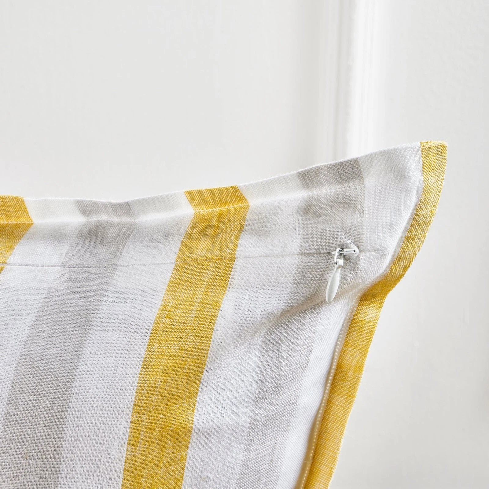 Solino Home Square Linen Pillow Cover for Cushion Couch, Sofa Bed, Santa Barbara