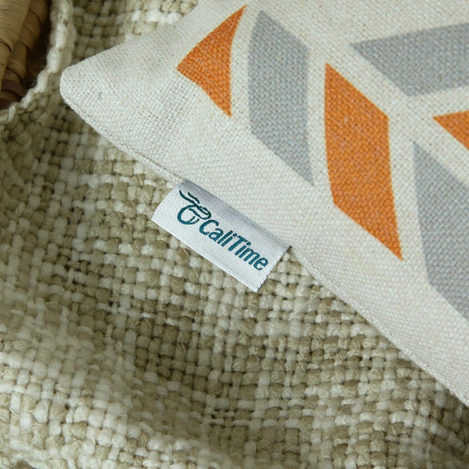 Set of 6 Throw Pillow Covers Sofa Canvas Square Cushion Cover Linen 18" x 18"