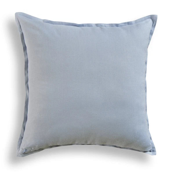 Solino Home Square Linen Pillow Cover for Cushion Couch, Sofa Bed, Santa Barbara