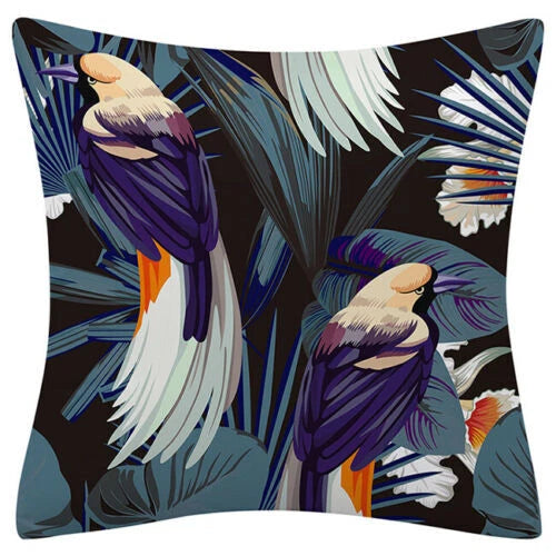 PILLOW COVER Landscape Leopard Decorative Sofa Bed Cushion Case 2-Sided 18x18"