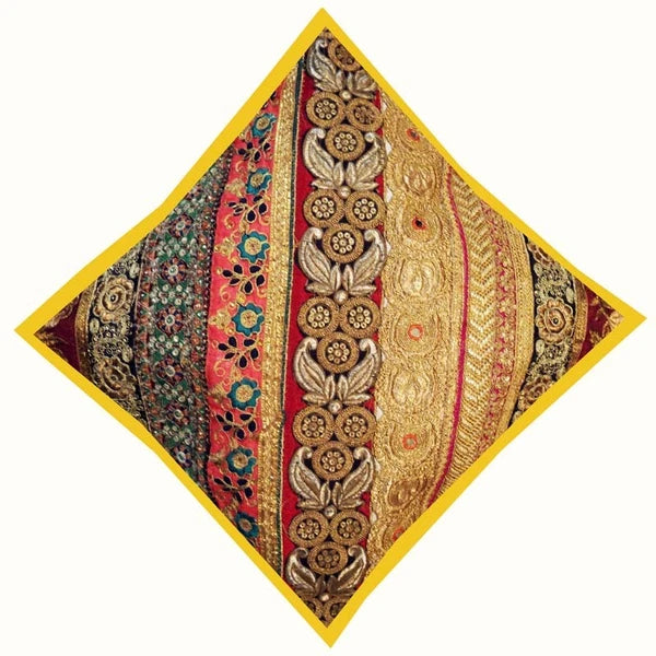 16"-2 Handmade Patchwork Ethnic Sofa Pillow Cushion Cover Living Room / Bedroom